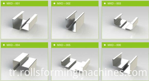 Metal Kapı Kasası Rulo Şekillendirme Makinesi Metal Door frame Roll Forming Machine